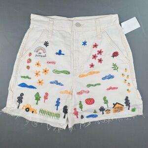 NWT MOTHER The Stud Finder Shorts Sz23